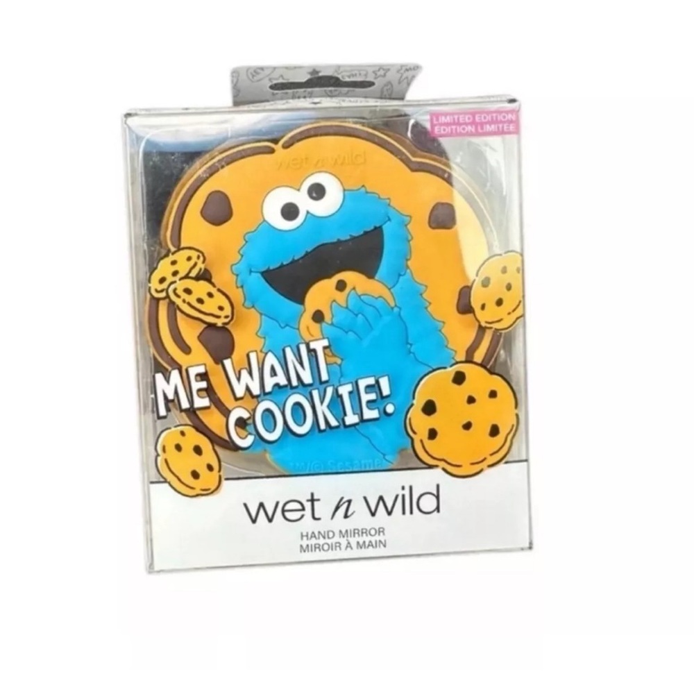 NIB! Wet N’ Wild Sesame Street Cookie Monster Pocket Mirror